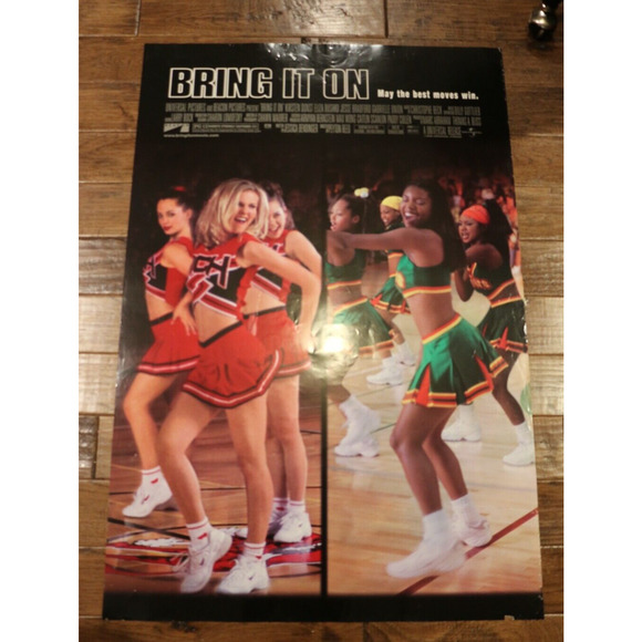 VINTAGE Bring It On 2000 Original Movie Poster 27x40" Rolled Double Sided - Picture 1 of 8